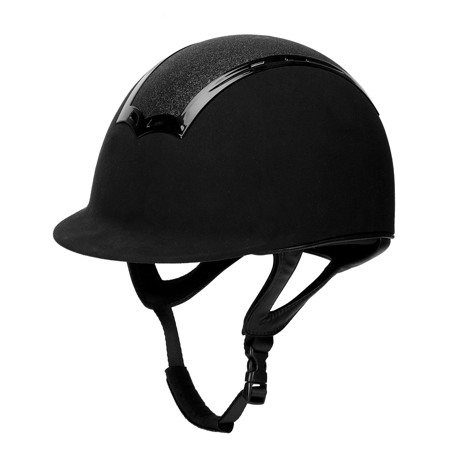 TuffRider Show Time Plus Helmet |Protective Head Gear for Equestrian Riders - SEI Certified, Tough and Durable - Black - Breeches.com