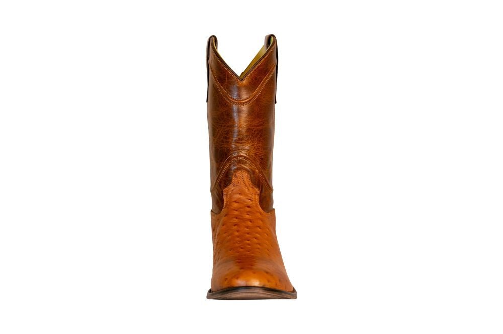 Wide round sales toe cowboy boots