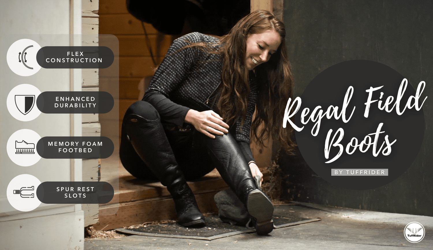 TuffRider Ladies Regal Field Boots - Breeches.com