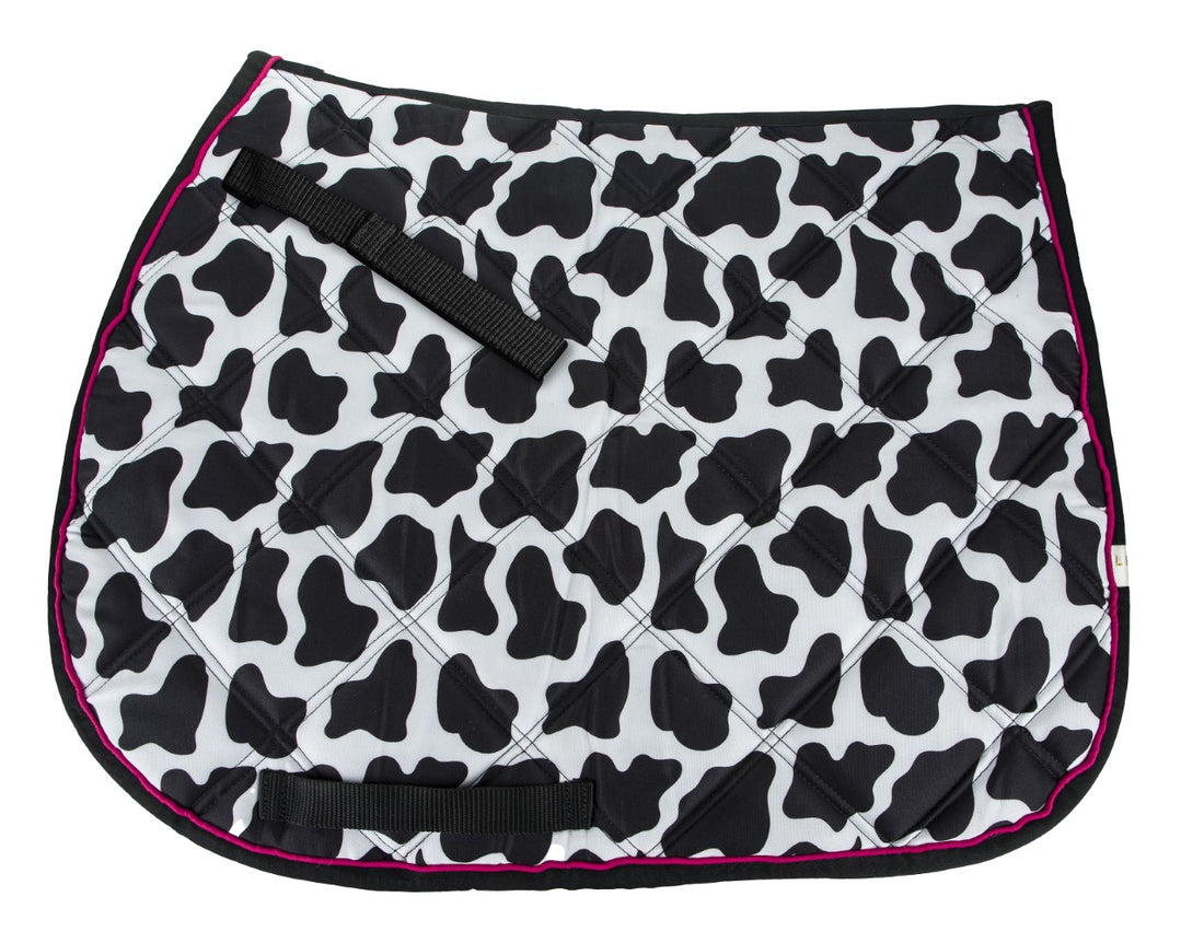 Lettia Cow Print All Purpose Pad - Breeches.com