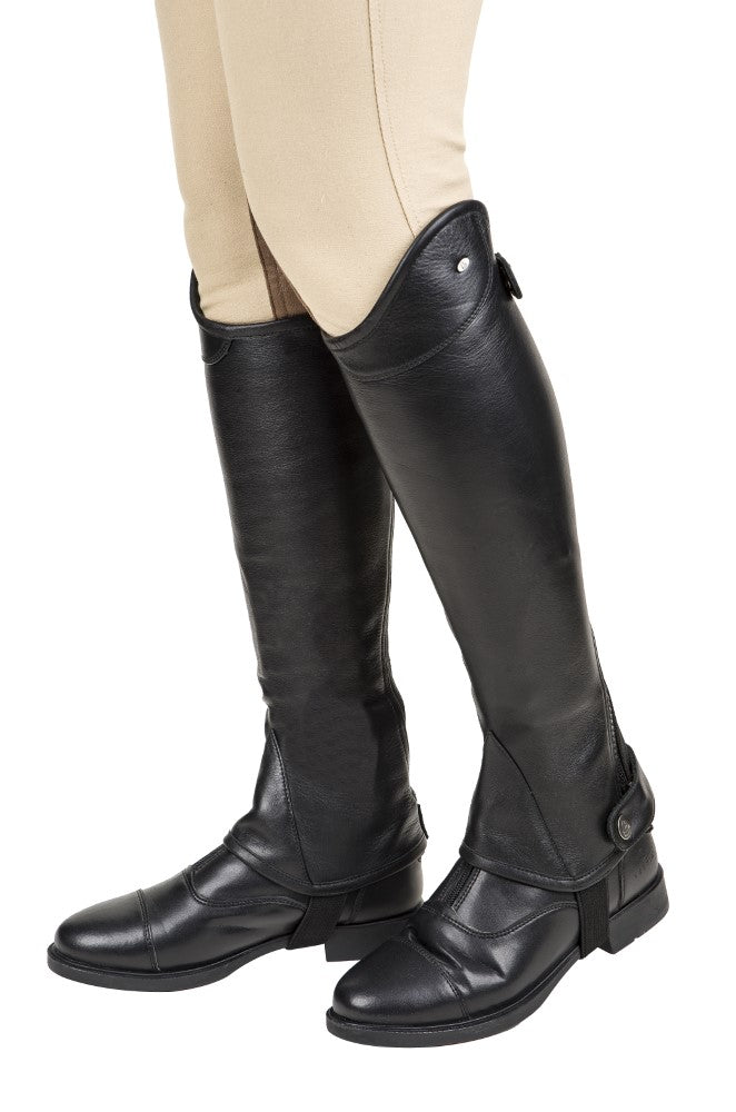 Lettia Adult London Leather Half Chaps - Breeches.com