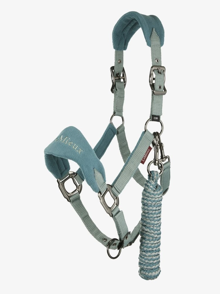 LeMieux Vogue Fleece Headcollar &amp; Rope - Breeches.com