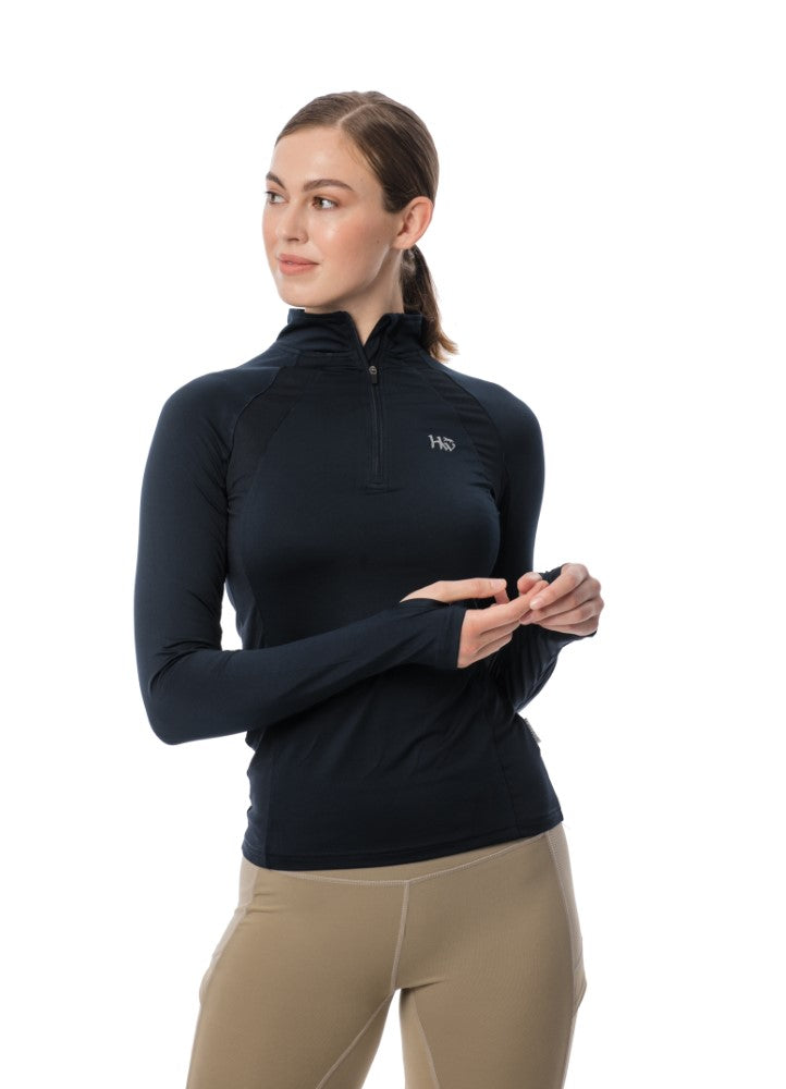 Horseware Ireland Aveen Half Zip Technical Long Sleeve Top - Breeches.com