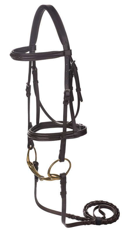 Henri de Rivel Advantage Mono Crown Padded Bridle - Breeches.com