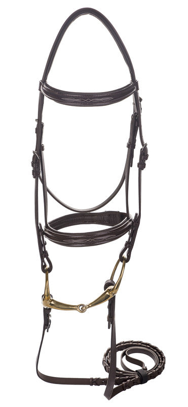 Henri de Rivel Advantage Mono Crown Padded Bridle - Breeches.com