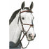 Henri de Rivel Pro Mono Crown Raised Figure Eight Bridle with Rubber Reins - Breeches.com