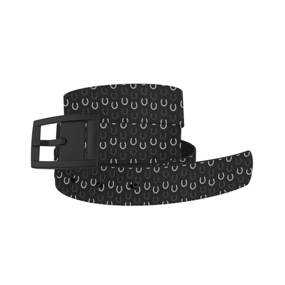 Horseshoes Black w/ Black Buckle - Breeches.com