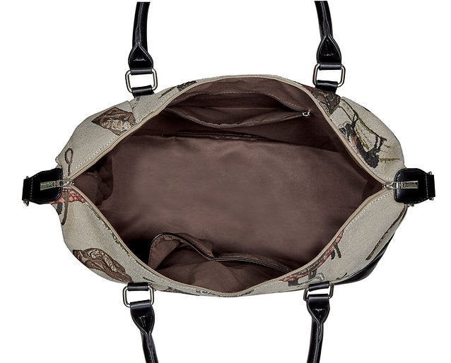 Hermès Horse Canvas Basket Bag