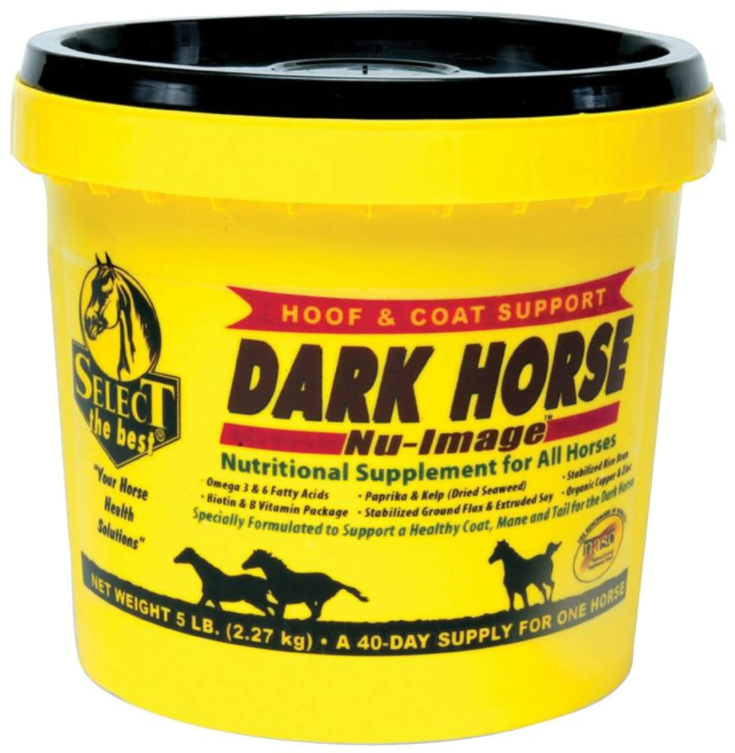 DARK HORSE NU-IMAGE HOOF &amp; COAT SUPPORT- 5 LB- 40 DAY SUPPLY - Breeches.com 