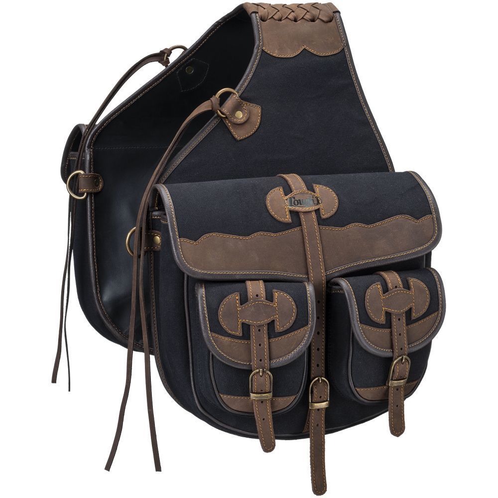 Tough-1 Canvas Trail Bag with Leather Accents – Breeches.com