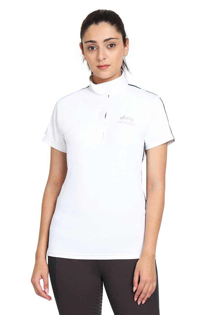 EQUINE COUTURE LADIES ELIANA SHORT SLEEVE SHOW SHIRT - Breeches.com