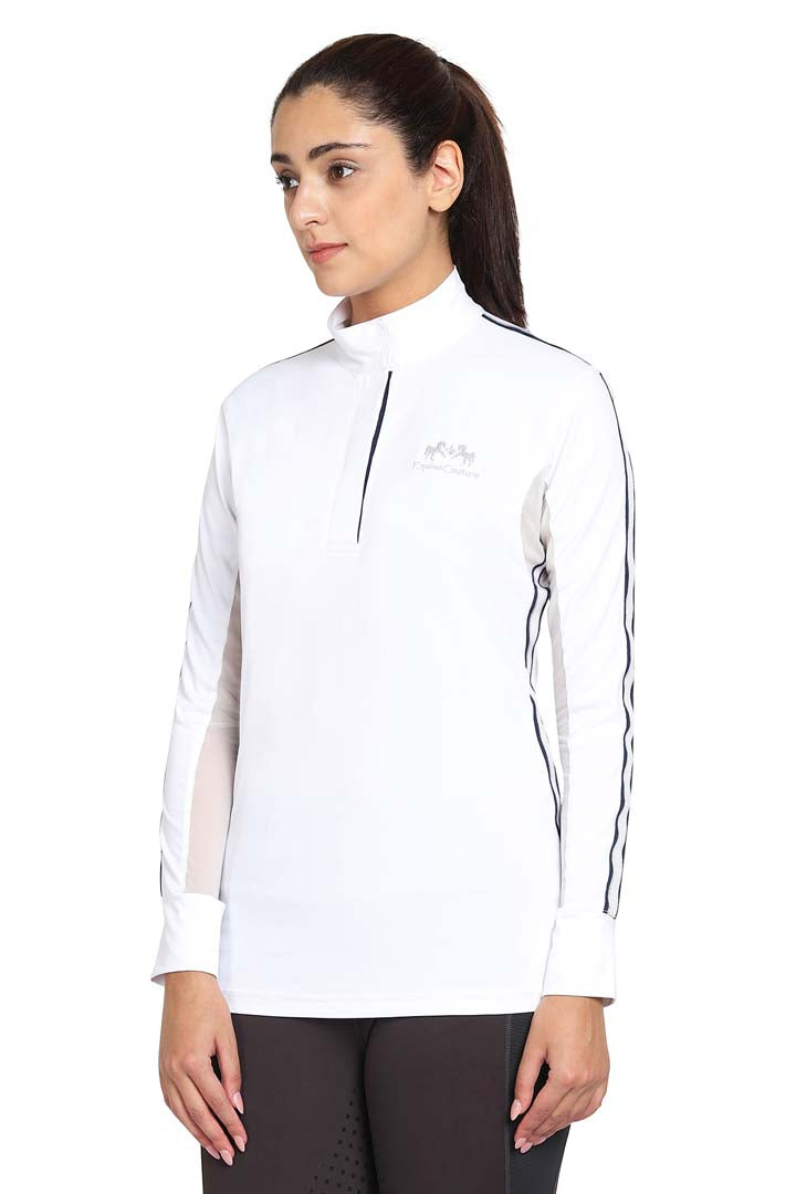 EQUINE COUTURE LADIES ELIANA LONG SLEEVE SHOW SHIRT - Breeches.com