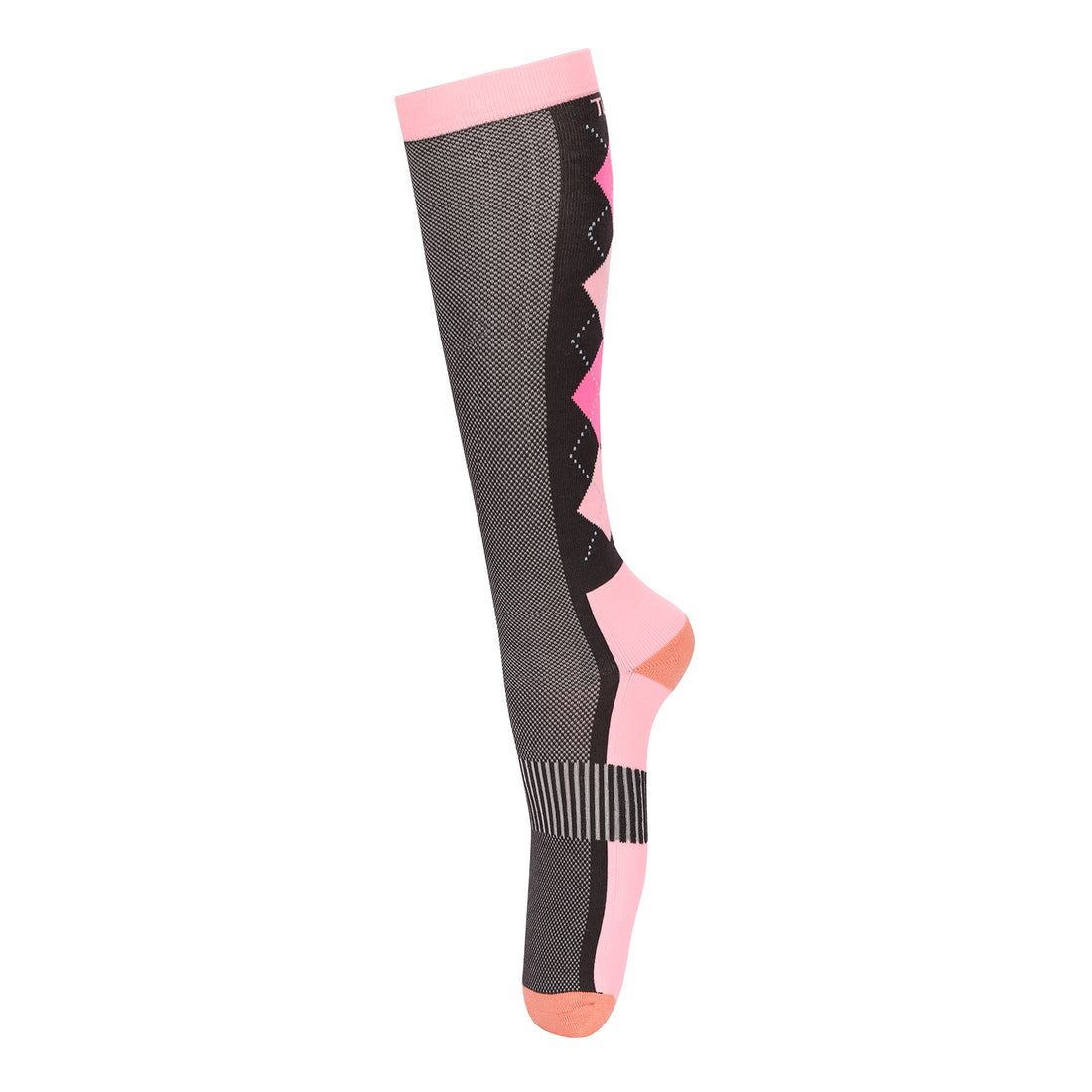 TUFFRIDER NEON VENTILATED ARGYLE SOCKS - Breeches.com