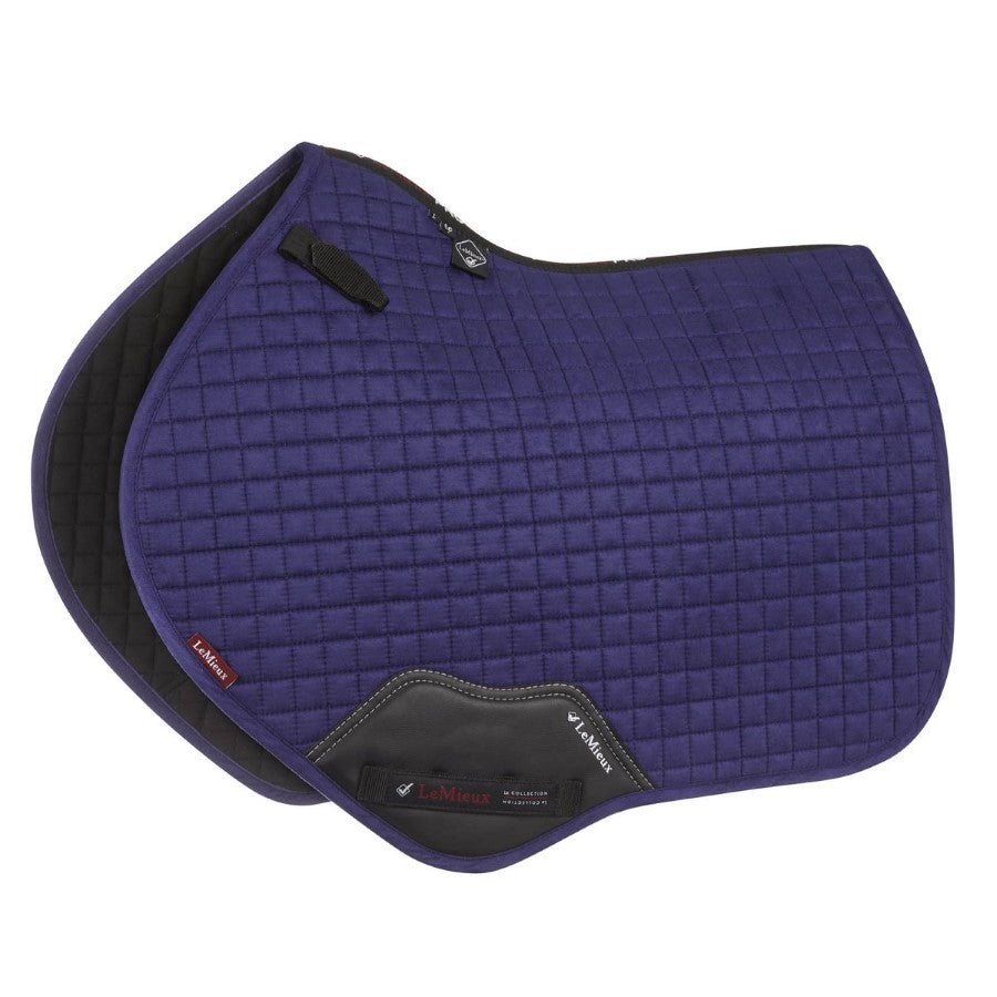 LeMieux Suede Close Contact Square Saddle Pad - Breeches.com