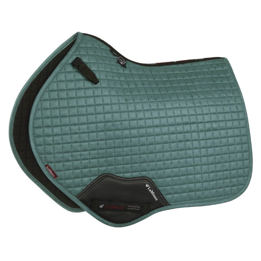 LeMieux Suede Close Contact Square Saddle Pad - Breeches.com